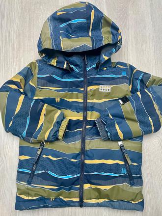 Zimná bunda lego + otepľovačky zdarma, lego,110