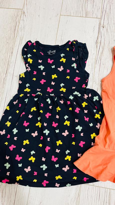 Šaty 98/104 2ks, h&m,98