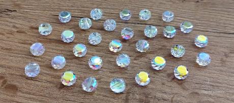 Korálka - 8 mm - crystal ab, 