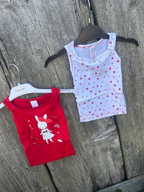 2pack baby tričiek c&a bio cotton, c&a,68