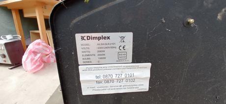 Elektrický ohrievač imitácia pahreby,