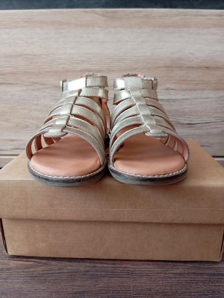 Sandálky friboo zlaté 28, 28
