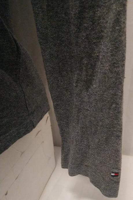 Sivé tričko s nápismi, tommy hilfiger, 164 cm, tommy hilfiger,164