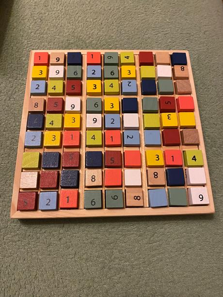 Sudoku drevené, 