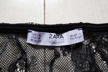 Čipkované body zara, zara,m