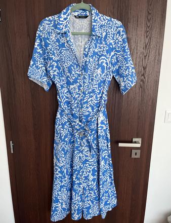 Ľanové šaty zara, zara,m