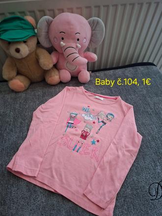 Tričko č.104, baby,104