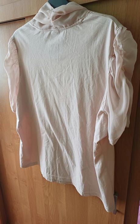 Damska ružová bavlnená bluzka xxxl, xxxl