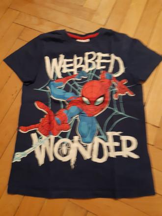 Tričko s krátkym rukávom spiderman, f&f,128