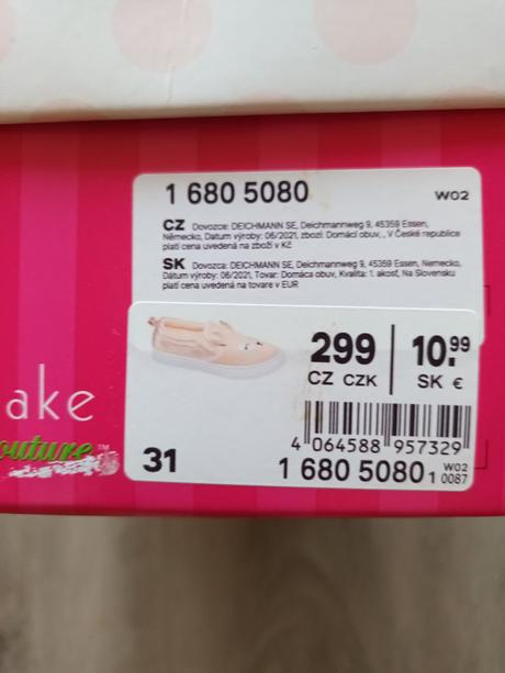 Tenisky, cupcake,31