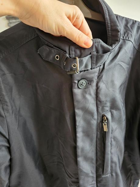 Pánska elegantná bunda parka predĺžená pod zadok, reserved,l