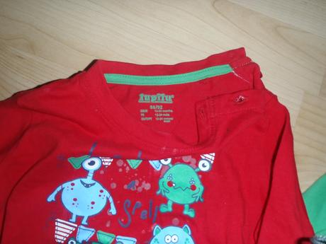 Tričko s dlhymi rukavmi - 2 ks - velkost 86/92, lupilu,92