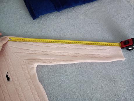 Ružový svetrík, ralph lauren,l