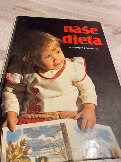Stará retro kniha naše dieťa 1979,