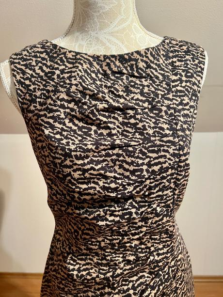 Tigrované šaty, warehouse, 38, warehouse,38