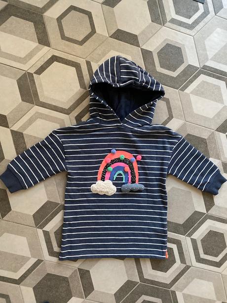 Krasna predlzena mikinka, next,92