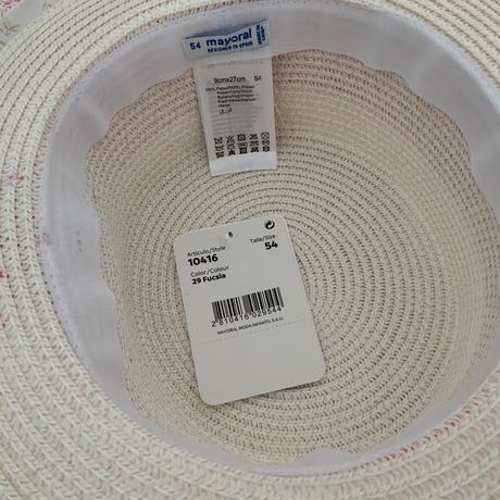 Letný klobúčik mayoral, obvod hlavy 54cm, mayoral,140