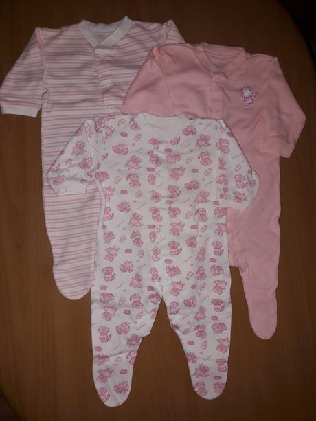 Dojčenské body s dlhým rukávom, tesco,56