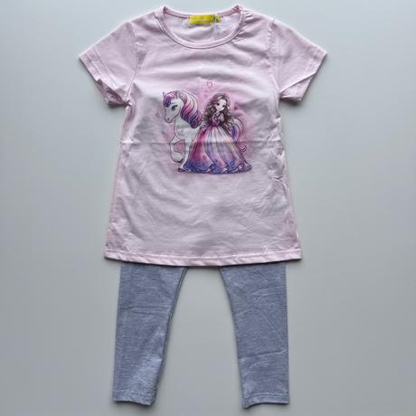 Dievčenské legíny caballo sivá, 104 - 146