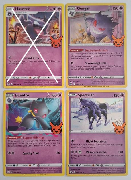 Pokémon karty "trick or trade" halloween (1), 