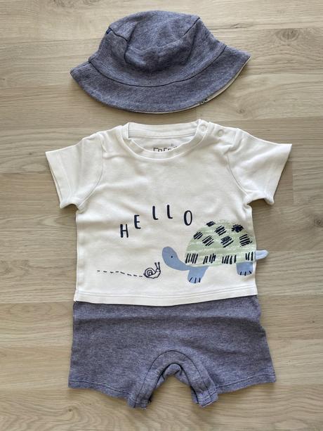 Overal letný a klobúk, f&f,74