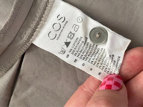 Štýlové šedé midi šaty s krátkym rukávom cos, cos,xl