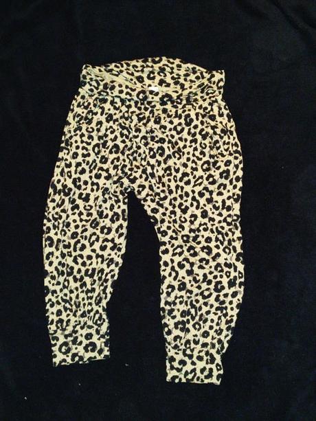 7/8 pudlové nohavice, h&m,134