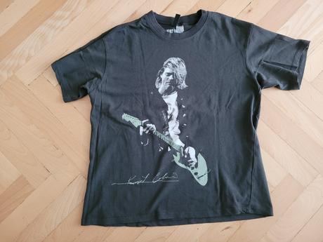Tričko kurt cobain, h&m,xs