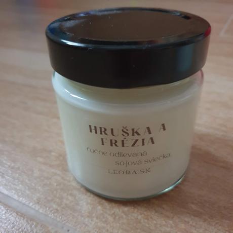 Sviečka vonná sójová leora.sk, 