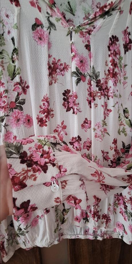 Kvietky staroružová blúzka, orsay,38