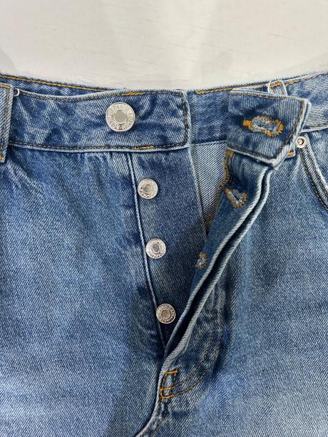 Riflová sukňa, h&m,s