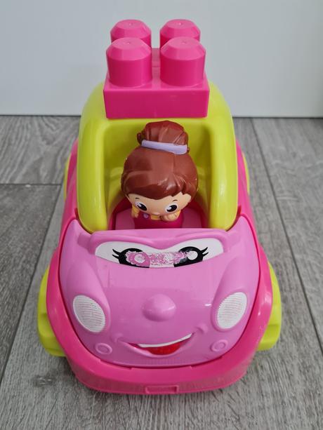 Detské dievčenské autíčko s kockami, 