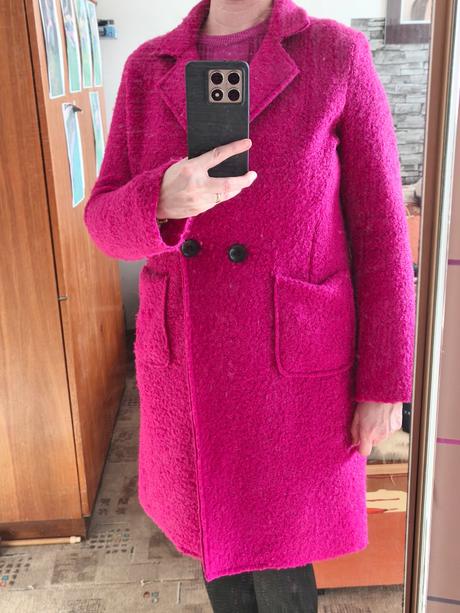 Bukle kabát orechodnyt, 38