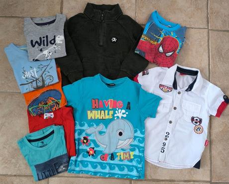 Balík oblečenia chlapec 98/104, 104–116