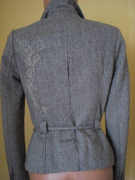 Prechodný kabát s opaskom, kenvelo,s