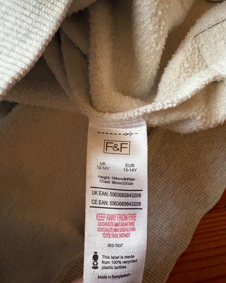 Univerzalna krasna top stav mikina 13_14 rokov, f&f,158