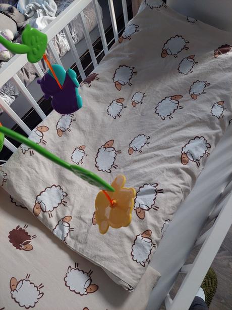 Postelné obliečky ovečky, šírka (cm): 80,dĺžka (cm): 100