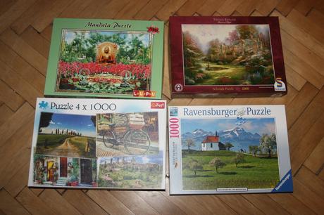 Balík 5 ks puzzle 4x1000 + 1x 2000,