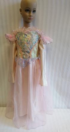 Kostým princezná svetlo ružová, 104-110 cm,