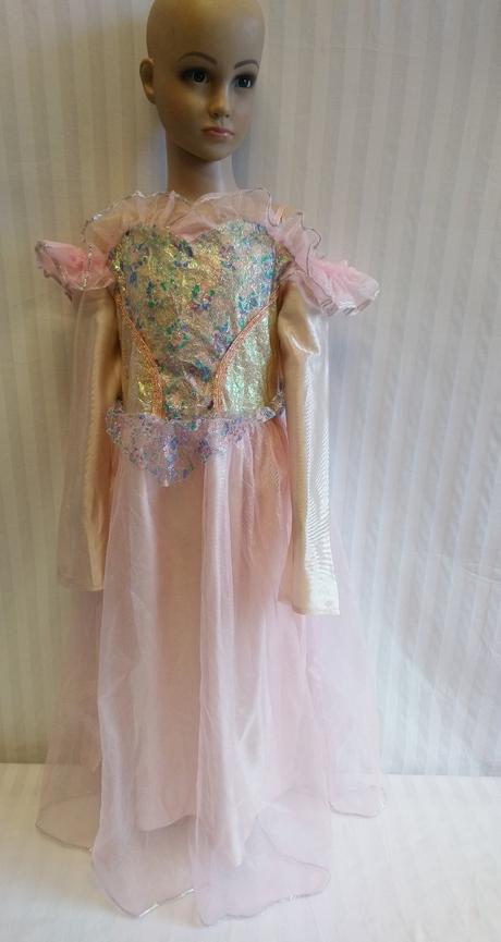 Kostým princezná svetlo ružová, 104-110 cm,