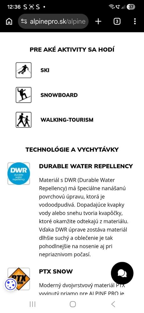 Lyziarske nohavice alpine pro, alpine pro,m