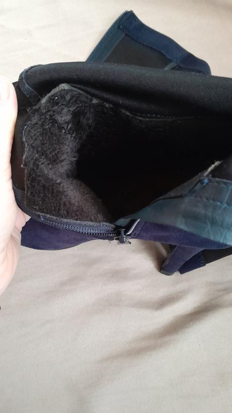 Dámska semišová obuv v.38(zateplene), 38