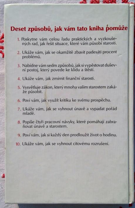 Jak se zbavit starostí a začít žít, dale carnegie,