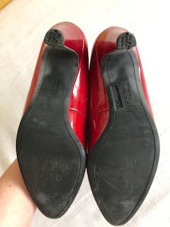 Červené lakované lodičky, 38