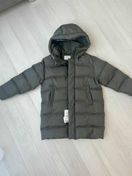 Zimný kabat nový, zara,140