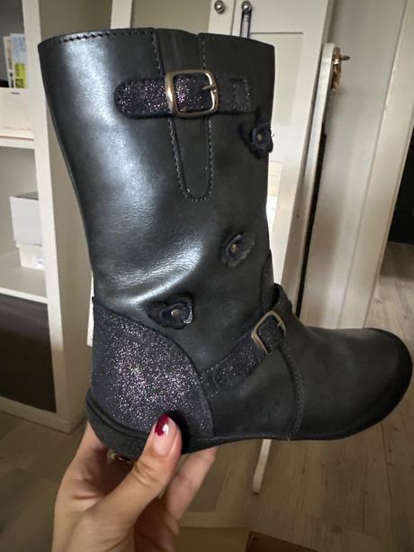 Kožené čižmy, vertbaudet,32