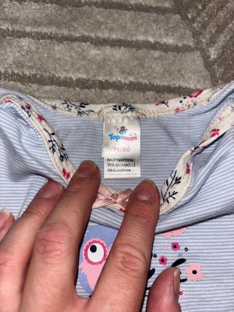 Detske letne body, topomini,74