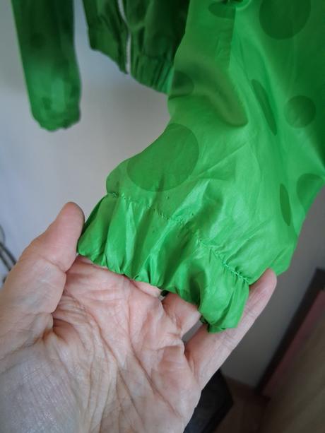 Zelená guľkovaná bunda, m