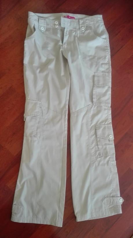 Nohavice bavlnene na leto, l