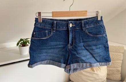 Modré kraťasy, c&a,176